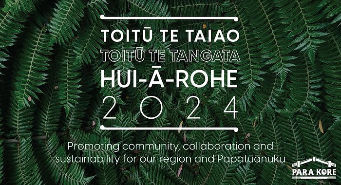 Toitū te Taiao Toitū te Tangata - Hui-ā-Rohe ki Te Ūpoko o te Ika logo